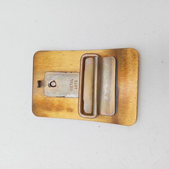 Old West Belt Buckles Covered Wagon 1985 NABBC National Association Buckle Colle - Picture 3 of 7